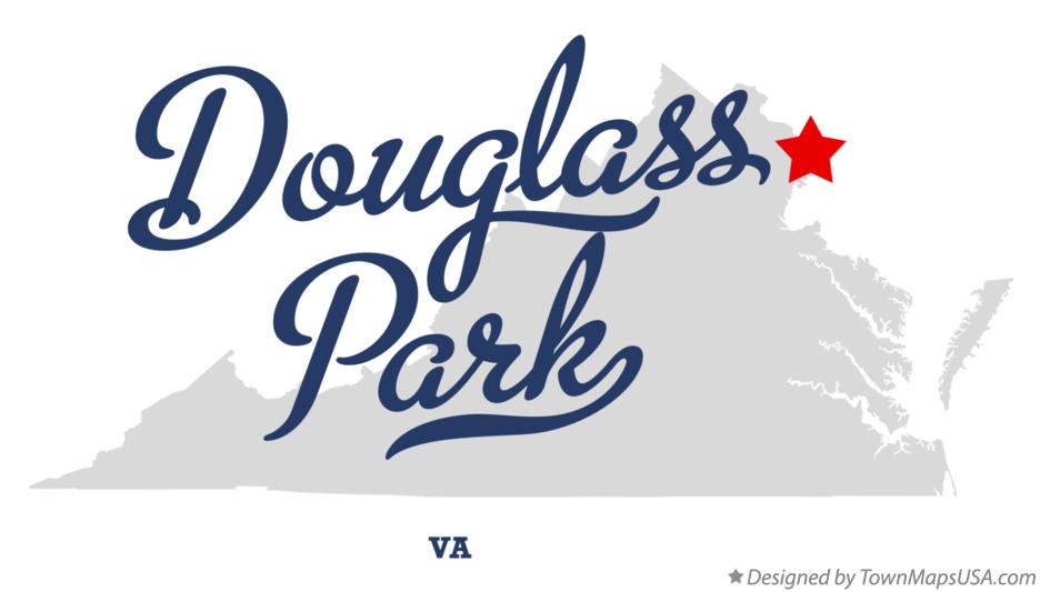 Map of Douglass Park Virginia VA
