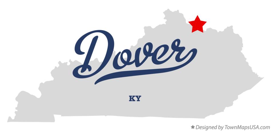 Map of Dover Kentucky KY