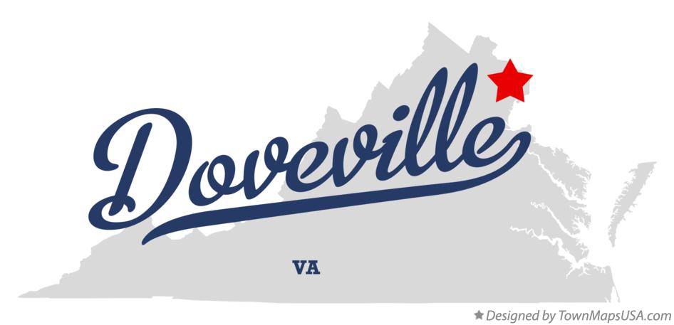 Map of Doveville Virginia VA