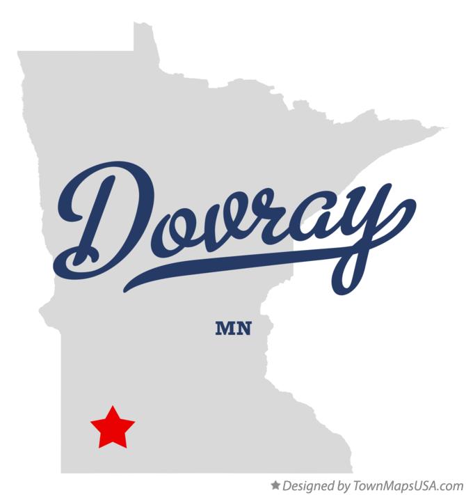 Map of Dovray Minnesota MN