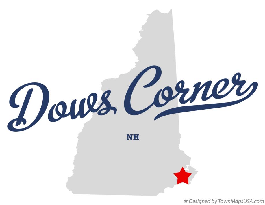 Map of Dows Corner New Hampshire NH