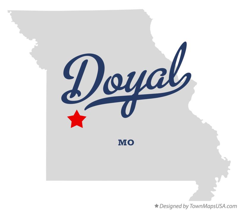 Map of Doyal Missouri MO