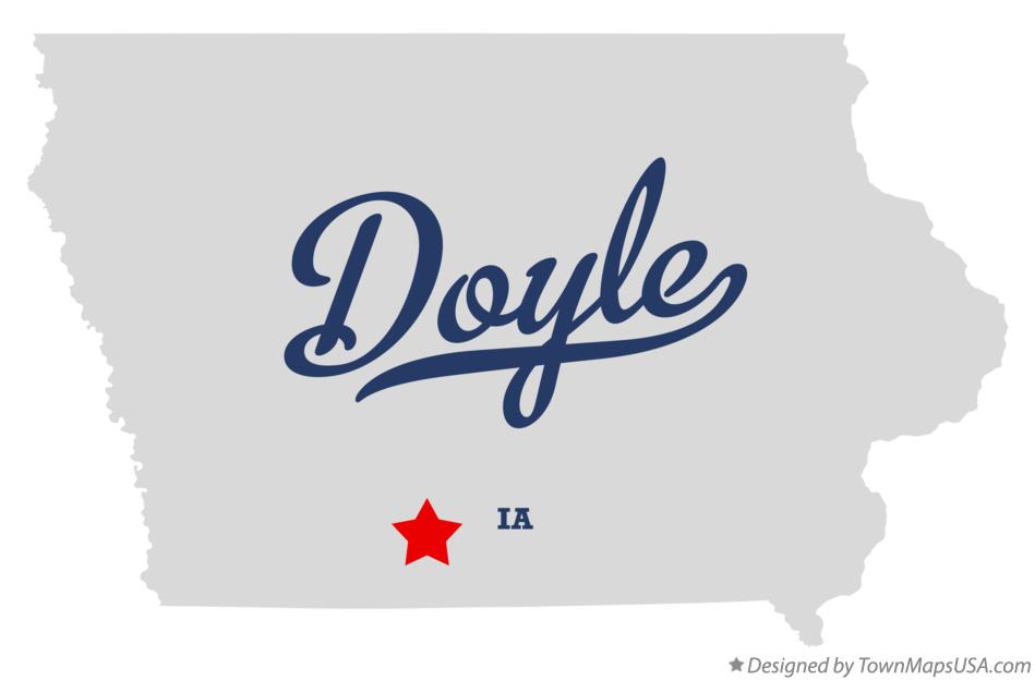 Map of Doyle Iowa IA