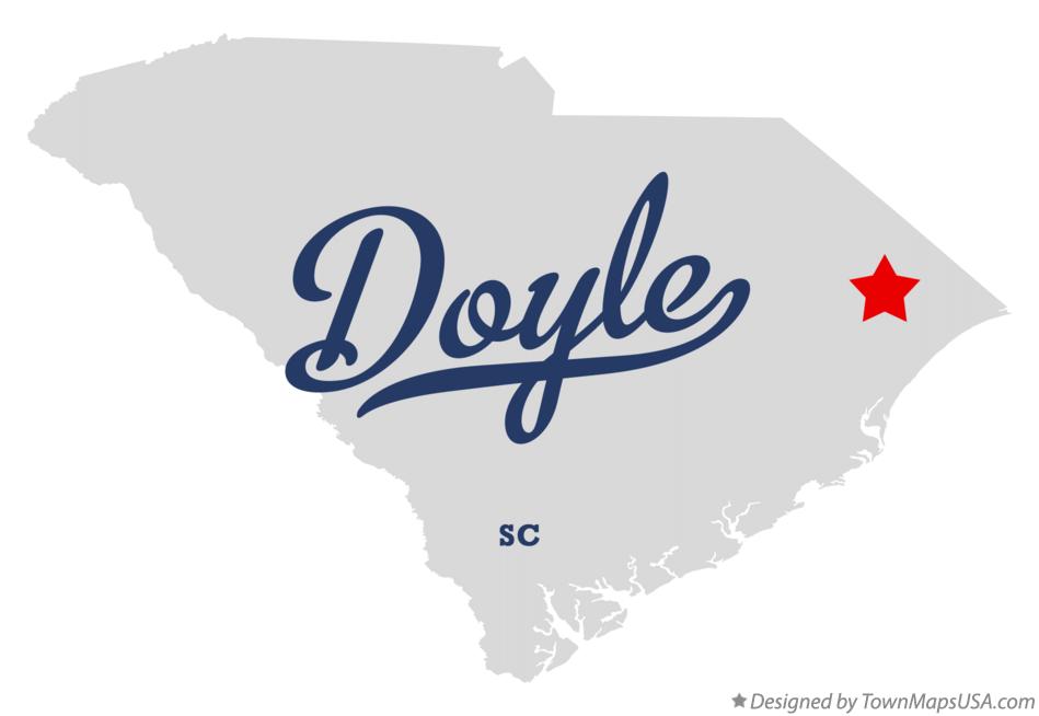 Map of Doyle South Carolina SC