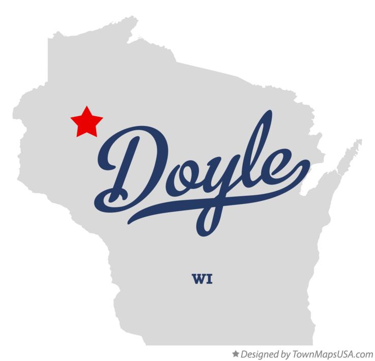 Map of Doyle Wisconsin WI