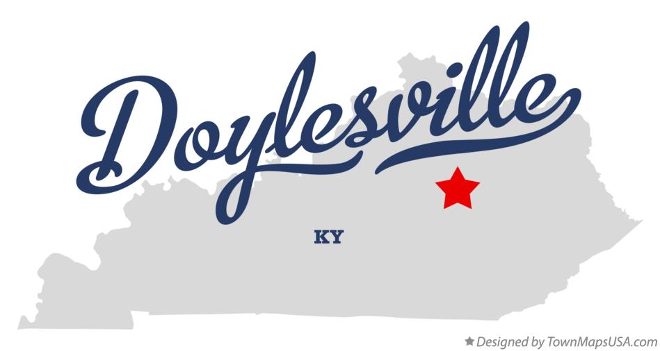 Map of Doylesville Kentucky KY