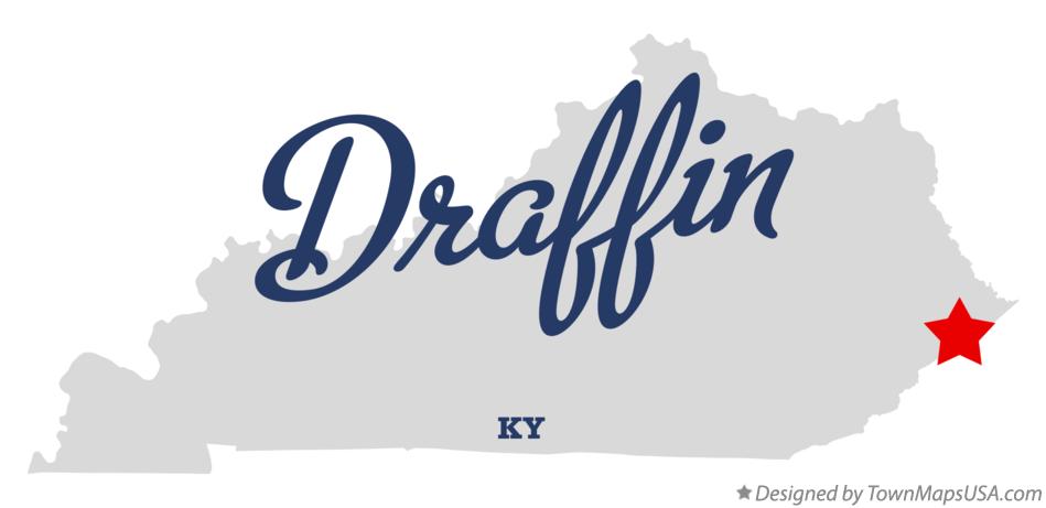 Map of Draffin Kentucky KY