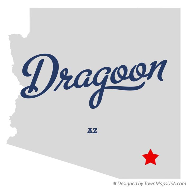 Map of Dragoon Arizona AZ