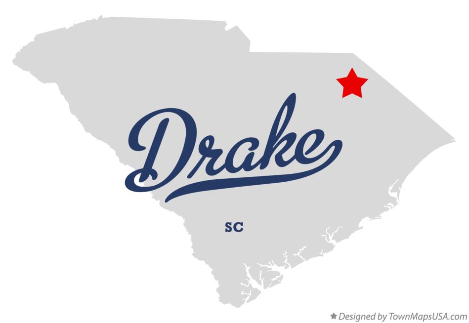 Map of Drake South Carolina SC