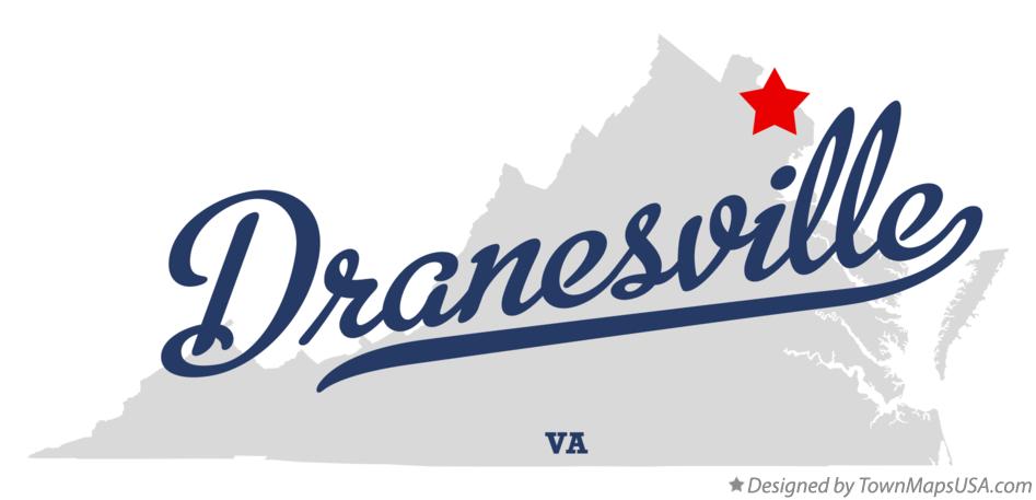 Map of Dranesville Virginia VA