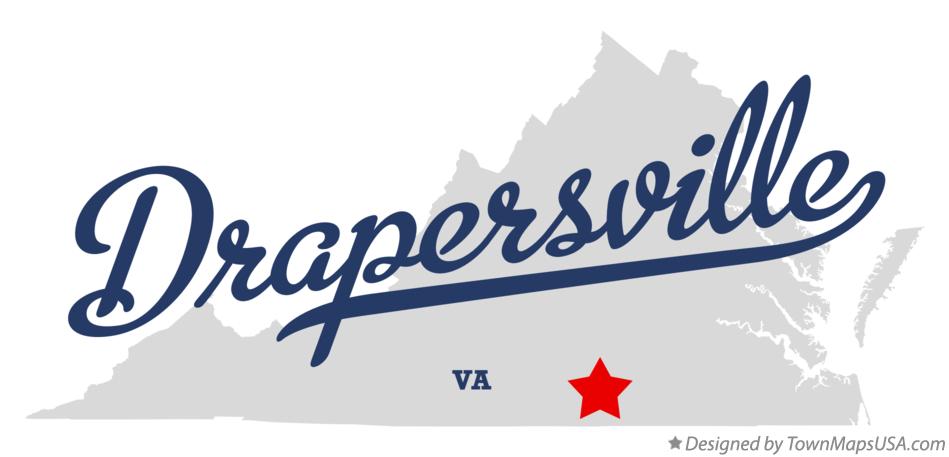 Map of Drapersville Virginia VA