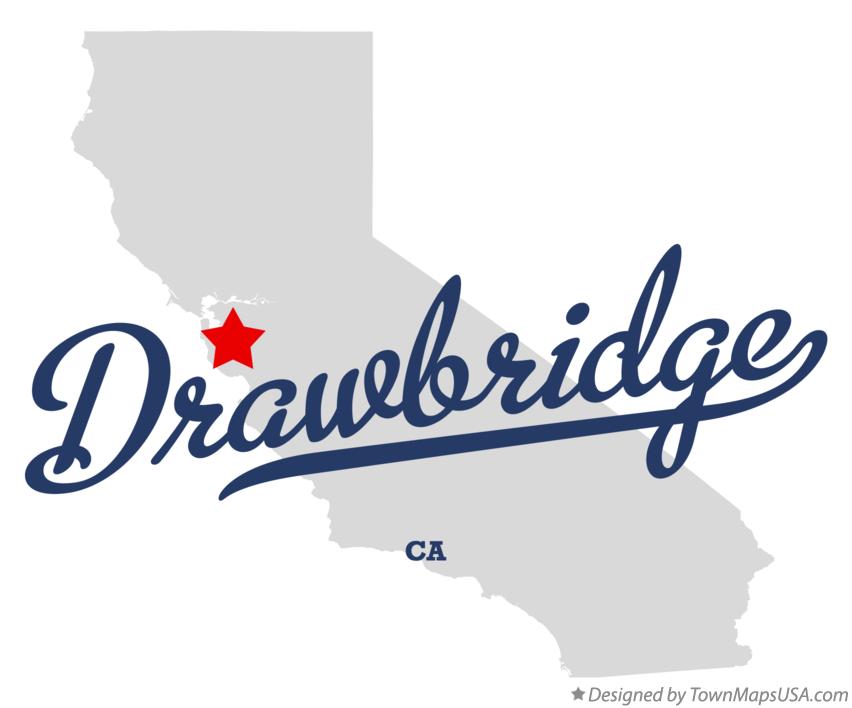 Map of Drawbridge California CA