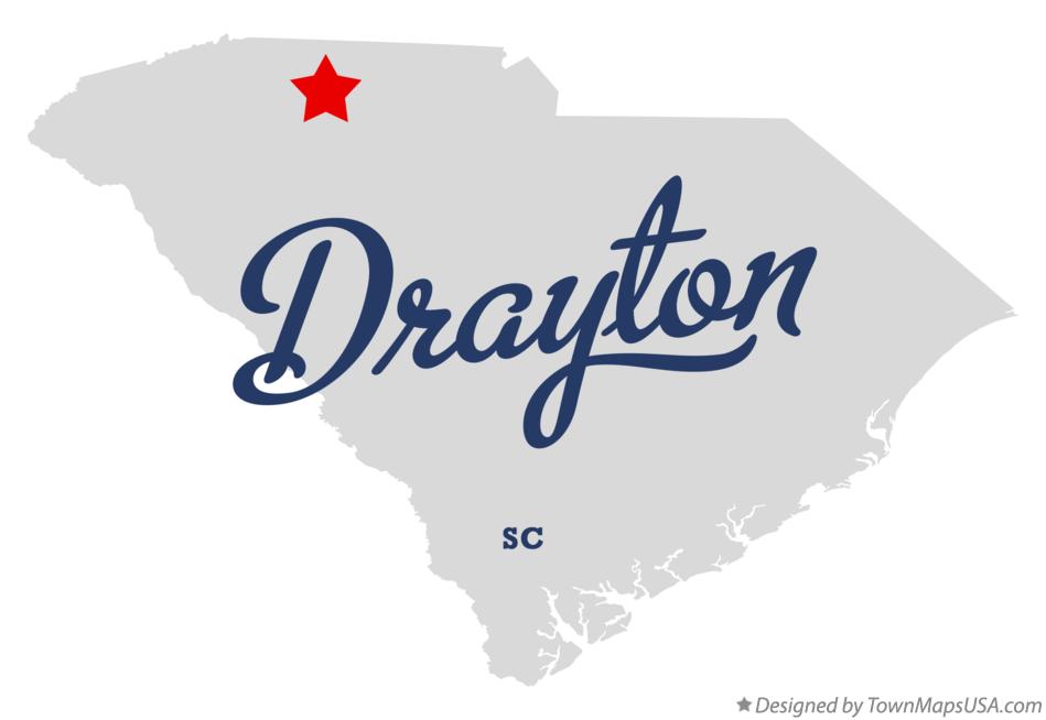 Map of Drayton South Carolina SC