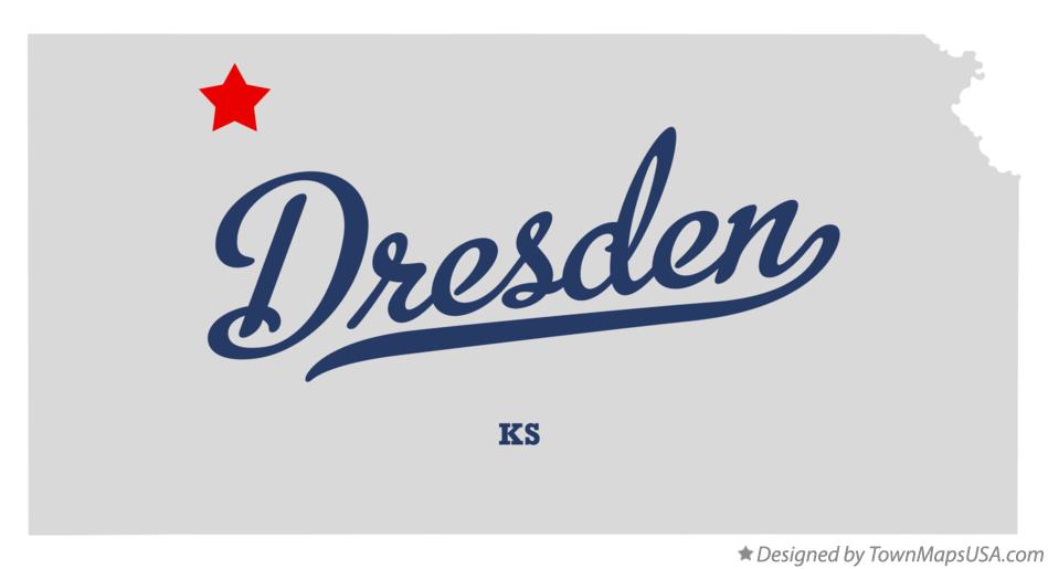 Map of Dresden Kansas KS