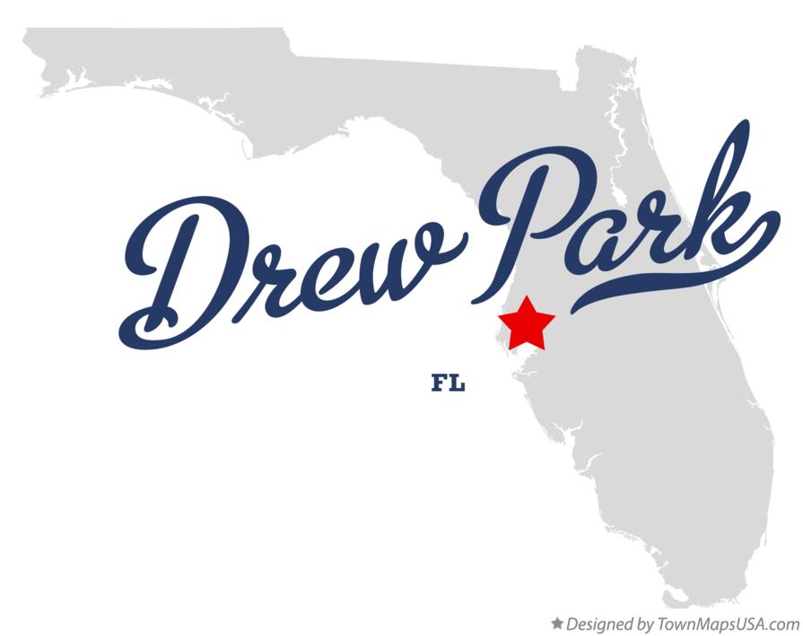 Map of Drew Park Florida FL