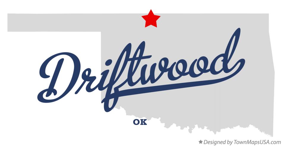 Map of Driftwood Oklahoma OK