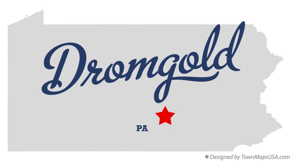 Map of Dromgold Pennsylvania PA