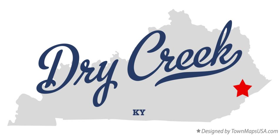 Map of Dry Creek Kentucky KY