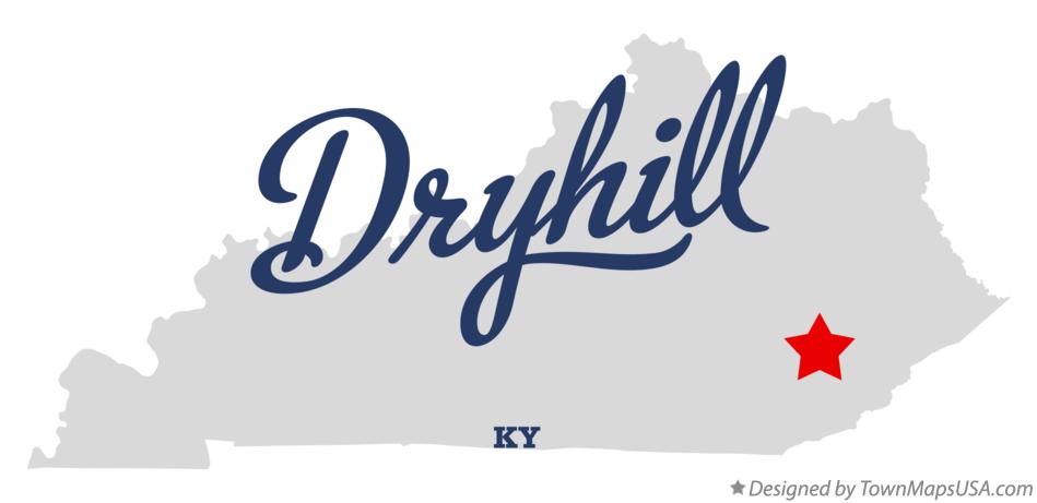 Map of Dryhill Kentucky KY