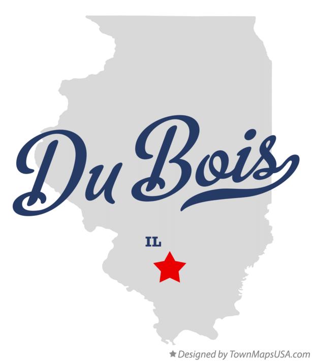 Map of Du Bois Illinois IL