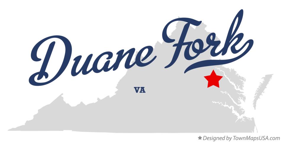 Map of Duane Fork Virginia VA