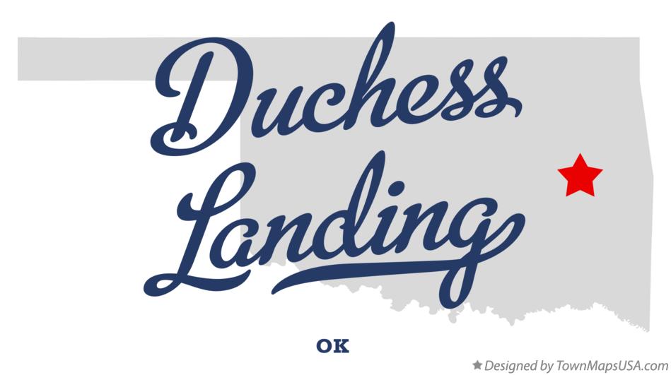 Map of Duchess Landing Oklahoma OK