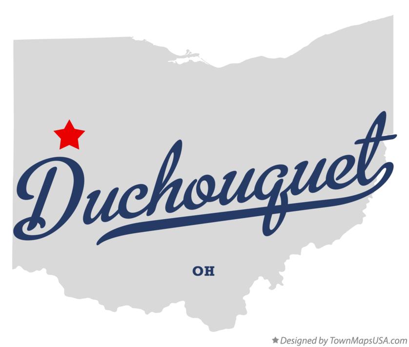 Map of Duchouquet Ohio OH