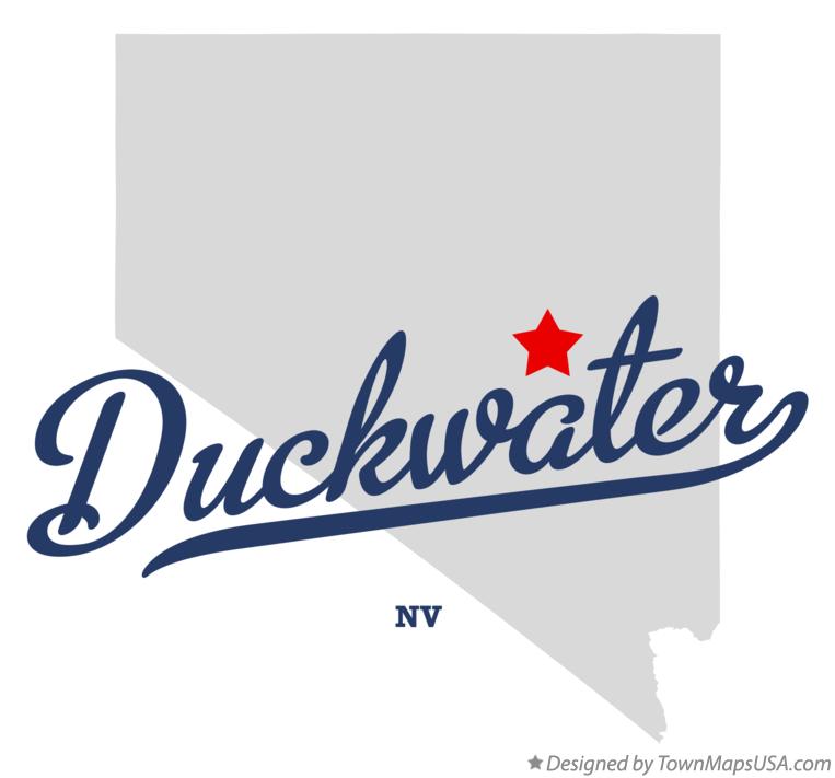 Map of Duckwater Nevada NV