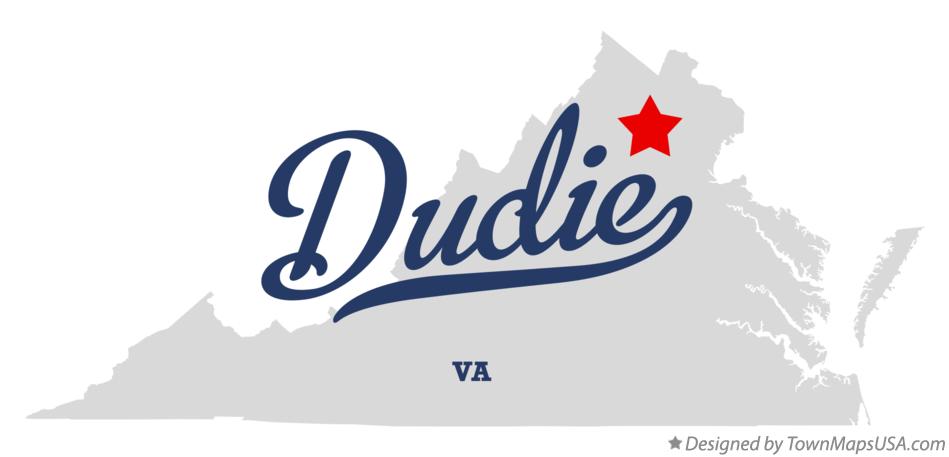 Map of Dudie Virginia VA