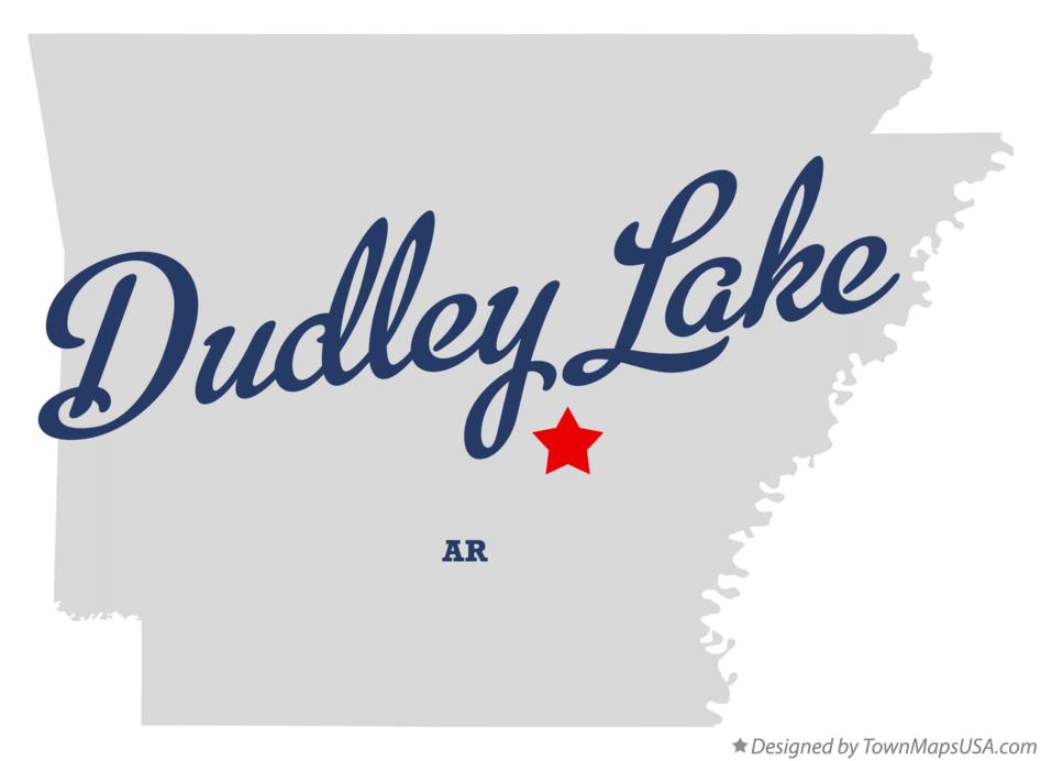 Map of Dudley Lake Arkansas AR
