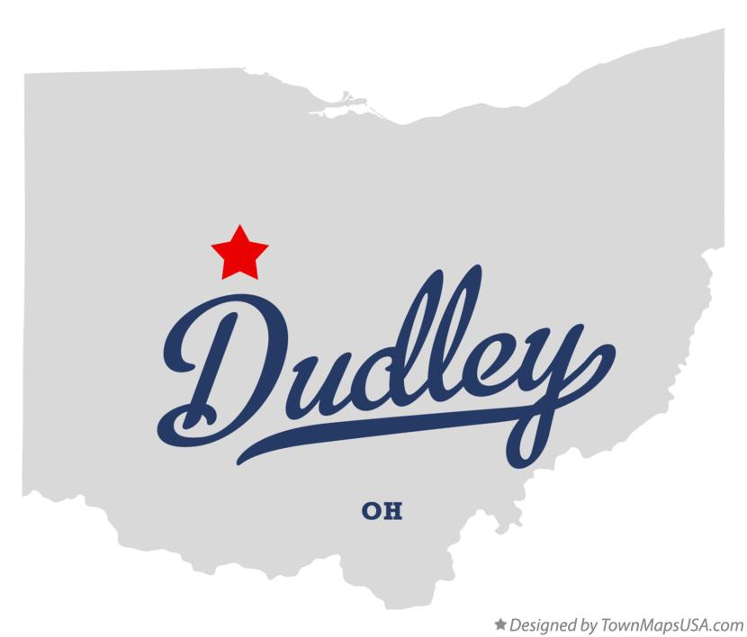 Map of Dudley Ohio OH