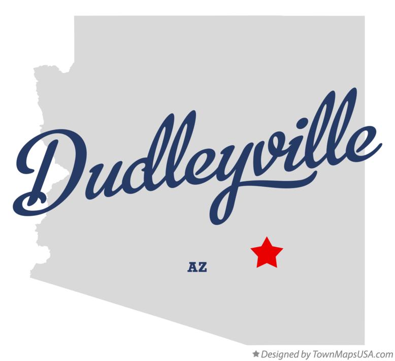 Map of Dudleyville Arizona AZ