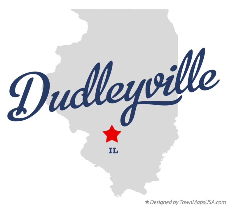 Map of Dudleyville Illinois IL