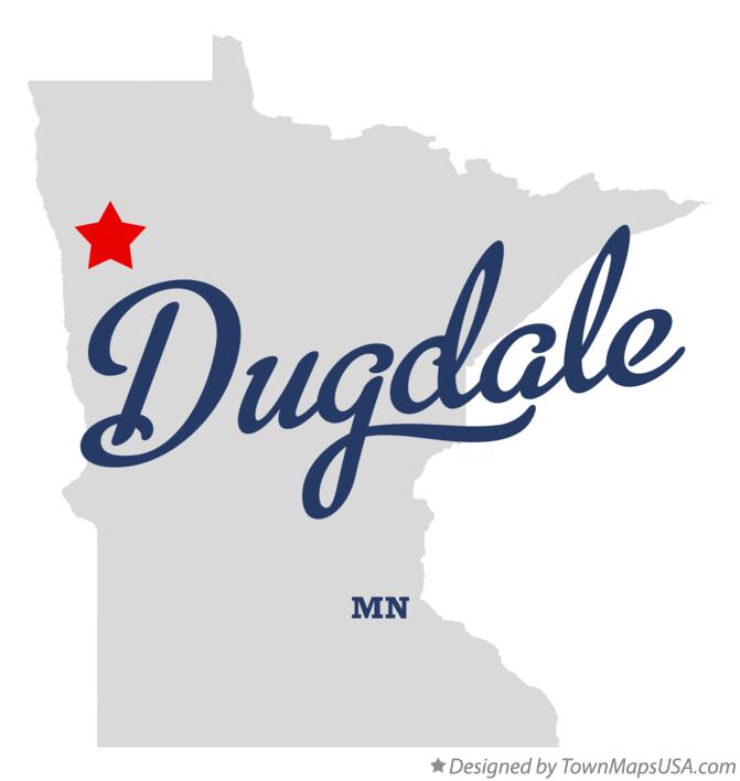 Map of Dugdale Minnesota MN