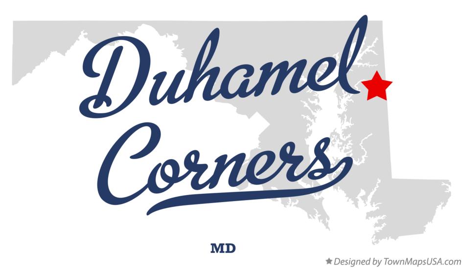 Map of Duhamel Corners Maryland MD
