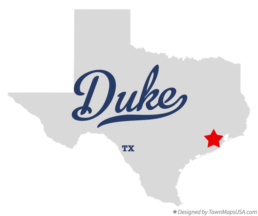 Map of Duke Texas TX