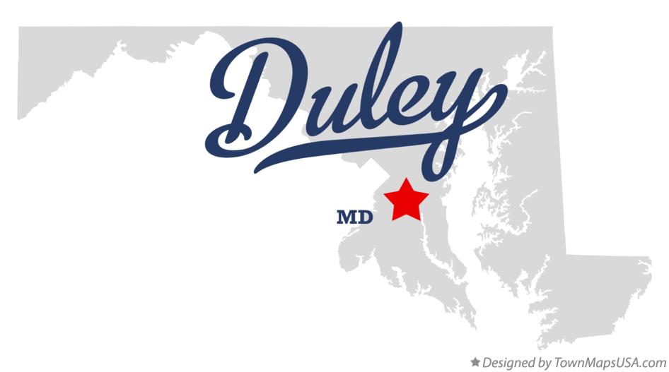 Map of Duley Maryland MD