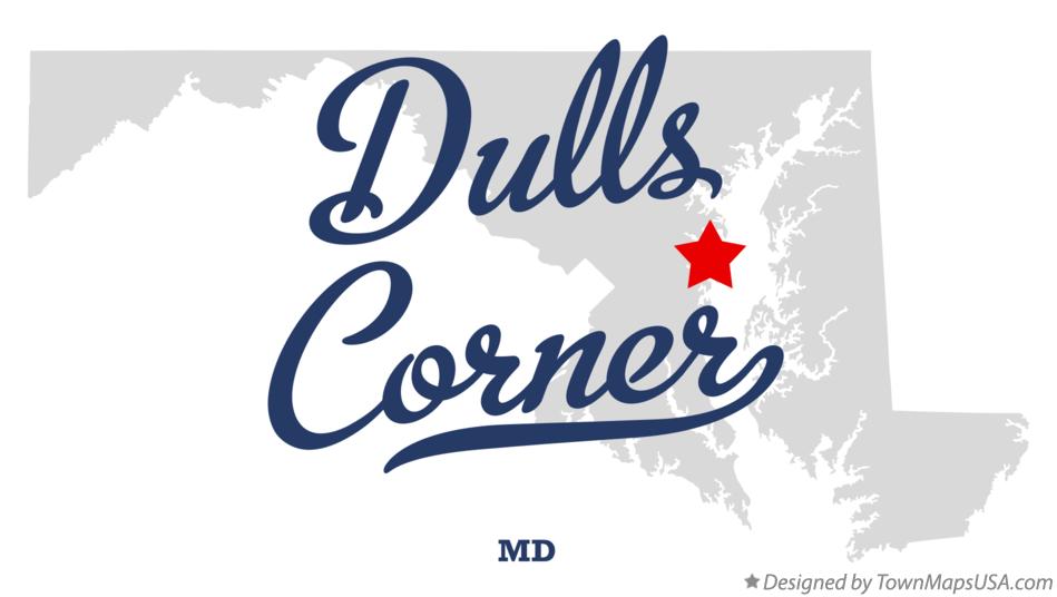 Map of Dulls Corner Maryland MD