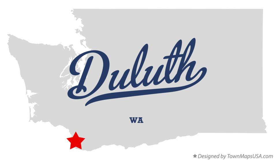 Map of Duluth Washington WA