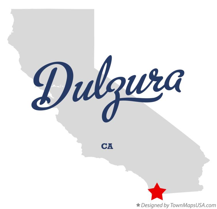 Map of Dulzura California CA