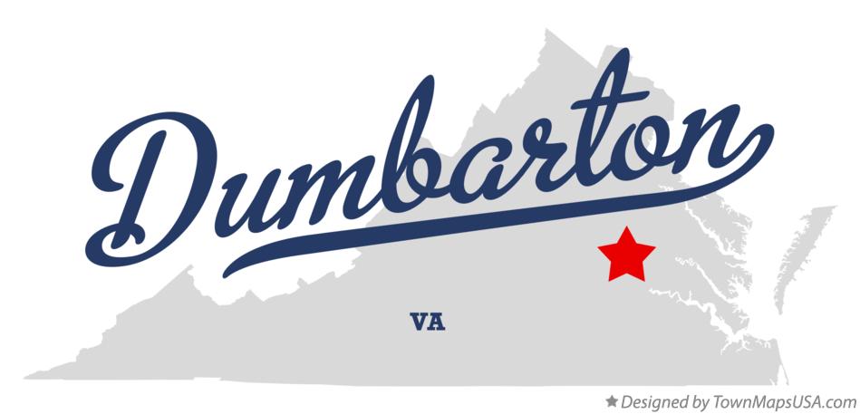 Map of Dumbarton Virginia VA