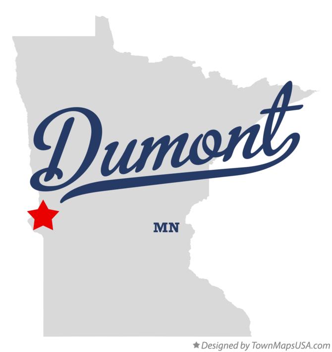 Map of Dumont Minnesota MN