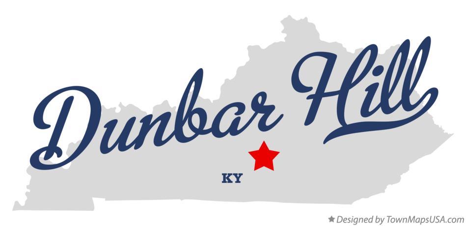 Map of Dunbar Hill Kentucky KY