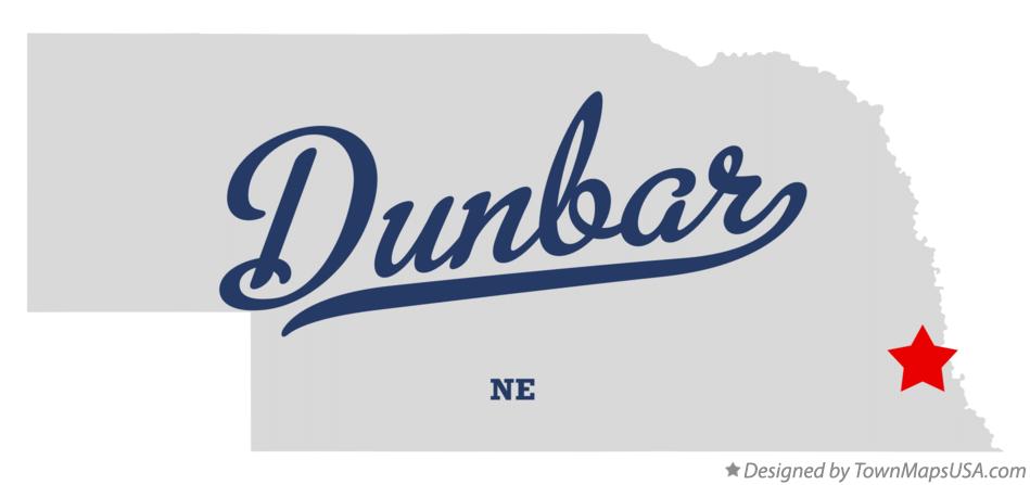 Map of Dunbar Nebraska NE