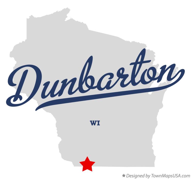 Map of Dunbarton Wisconsin WI