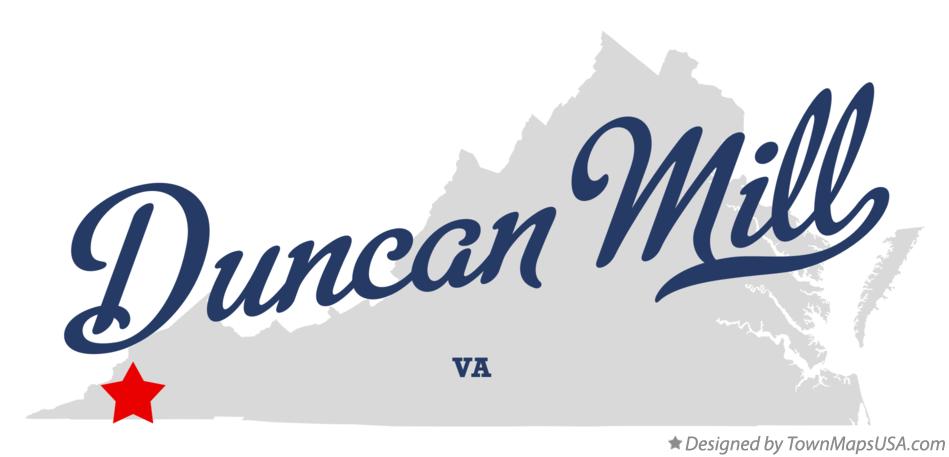 Map of Duncan Mill Virginia VA