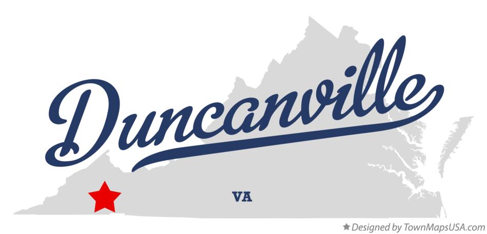 Map of Duncanville Virginia VA