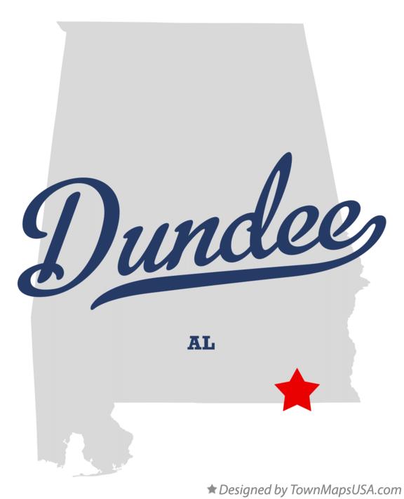 Map of Dundee Alabama AL
