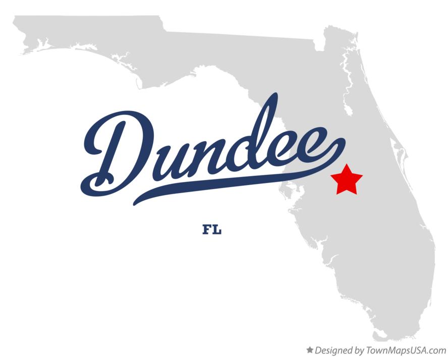 Map of Dundee Florida FL