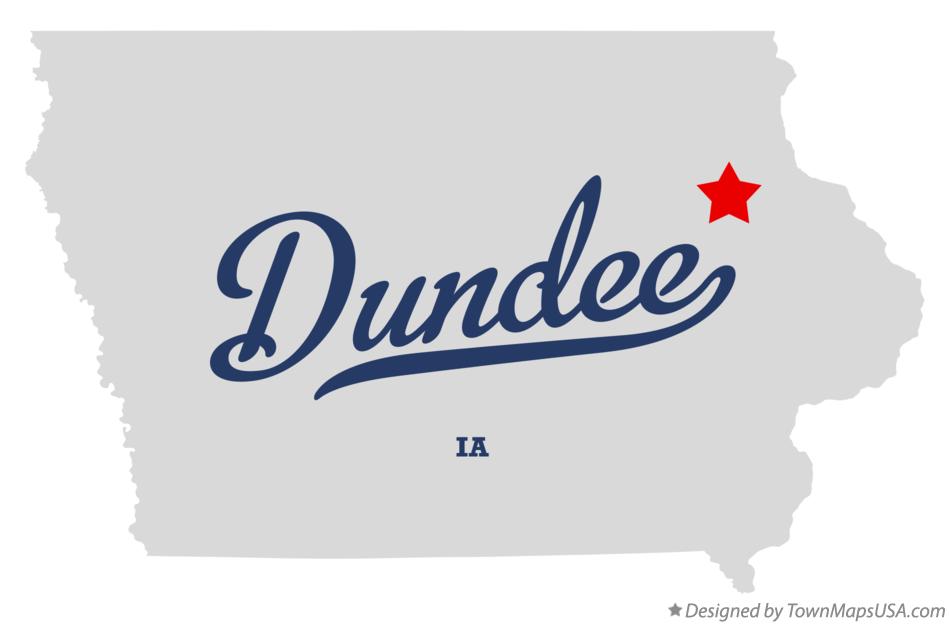 Map of Dundee Iowa IA